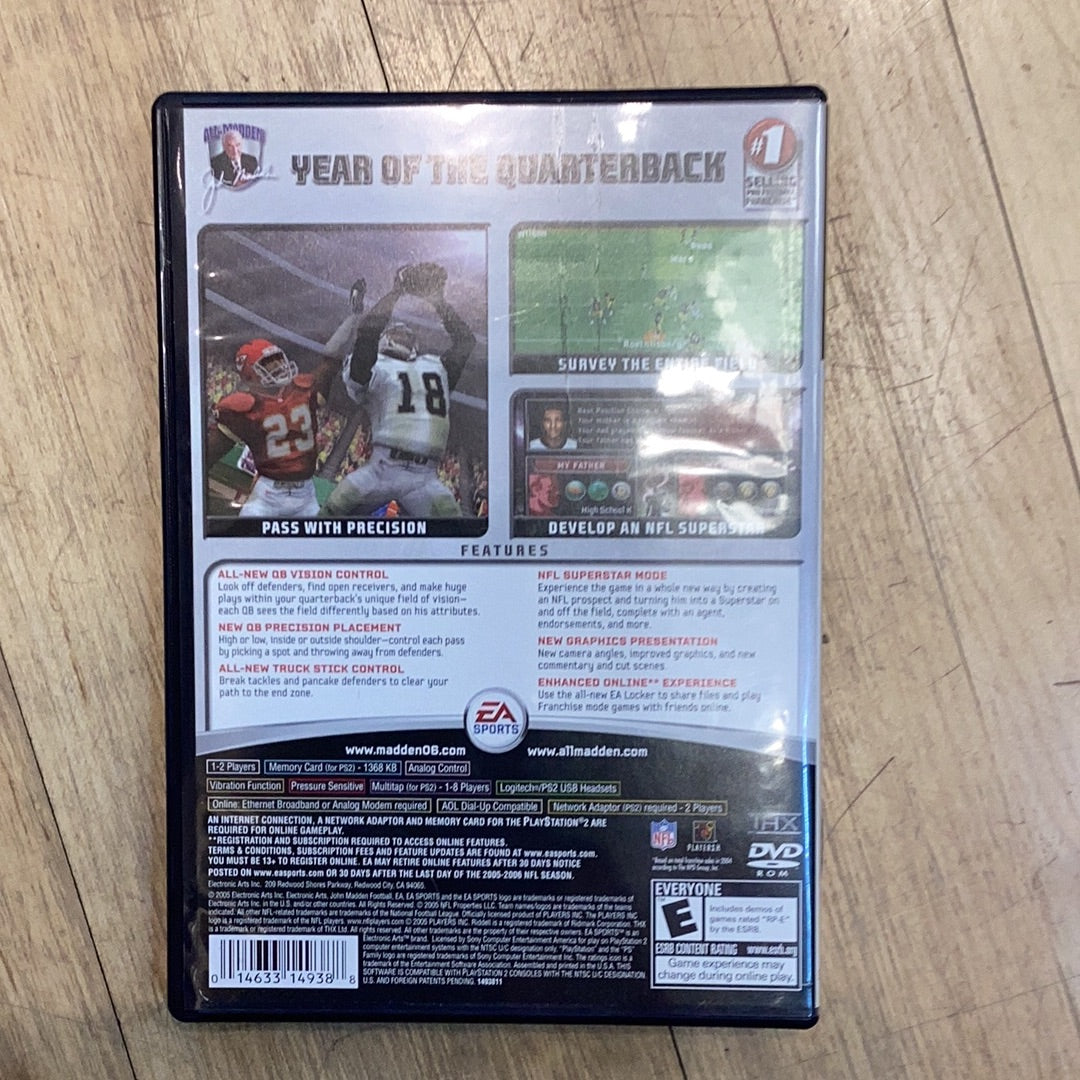 Madden 06 - PS2 - Used