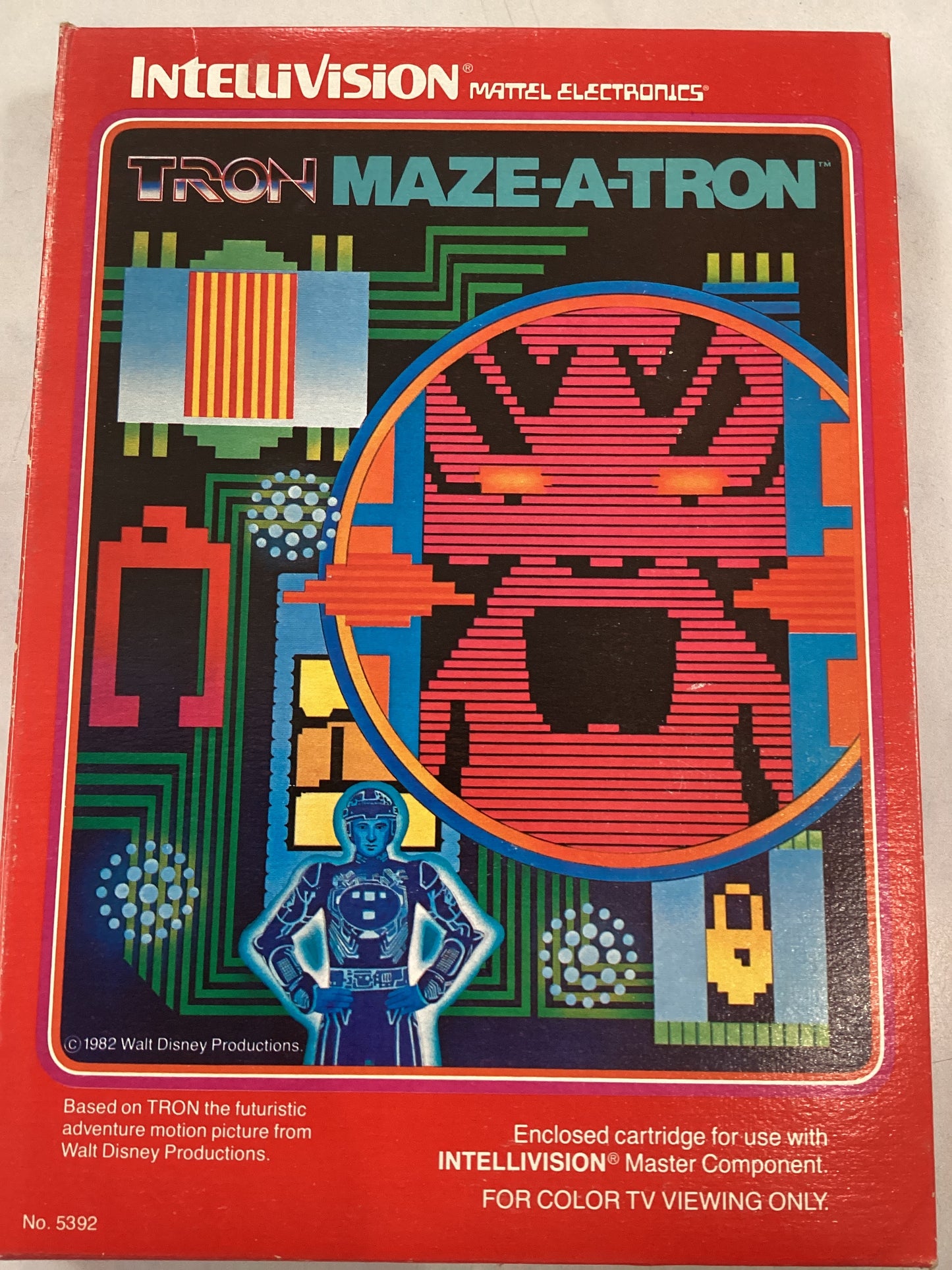 Tron Maze-A-Tron - Intellivision - Used