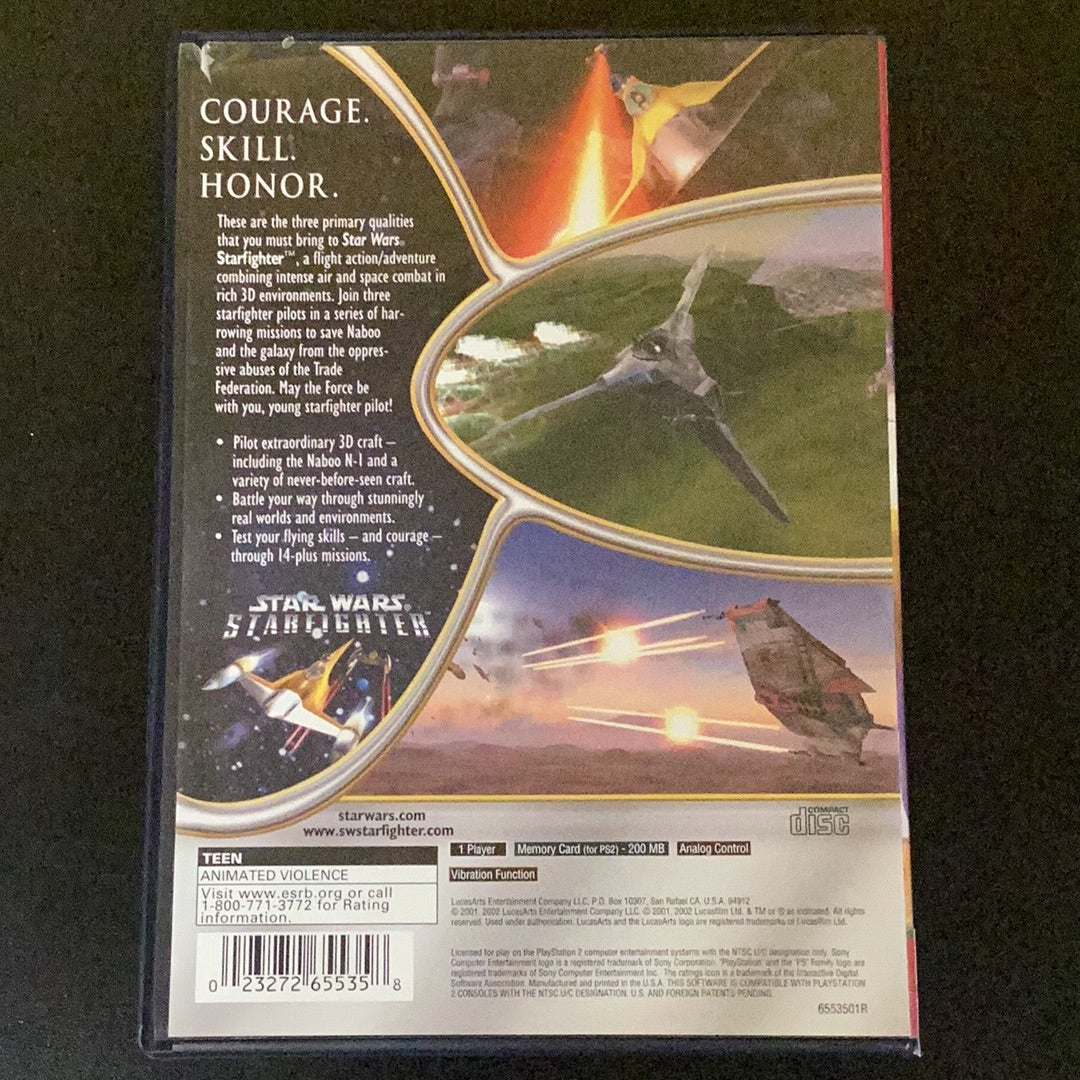 Star Wars Starfighter - PS2 Game - Used