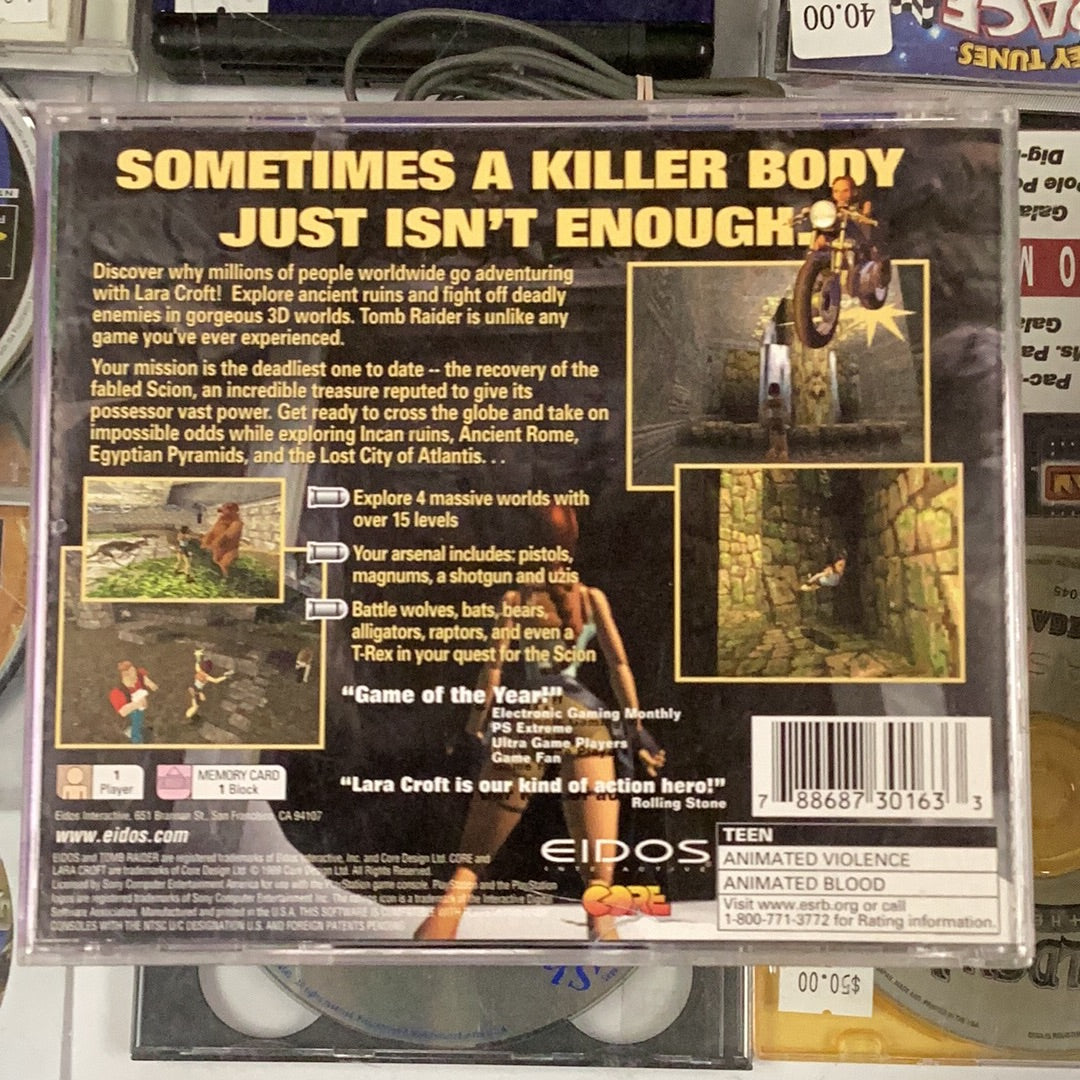 Tomb Raider (Greatest Hits) - PS1 Game - Used
