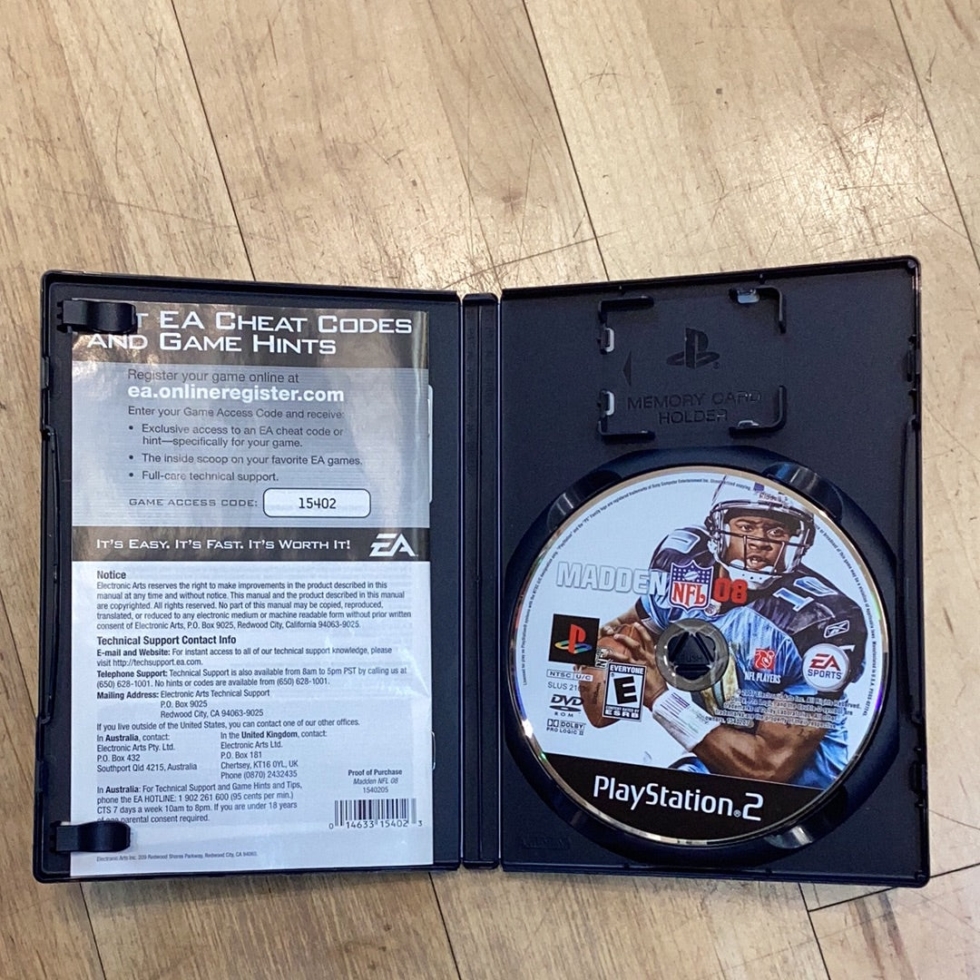 Madden 08 - PS2 - Used