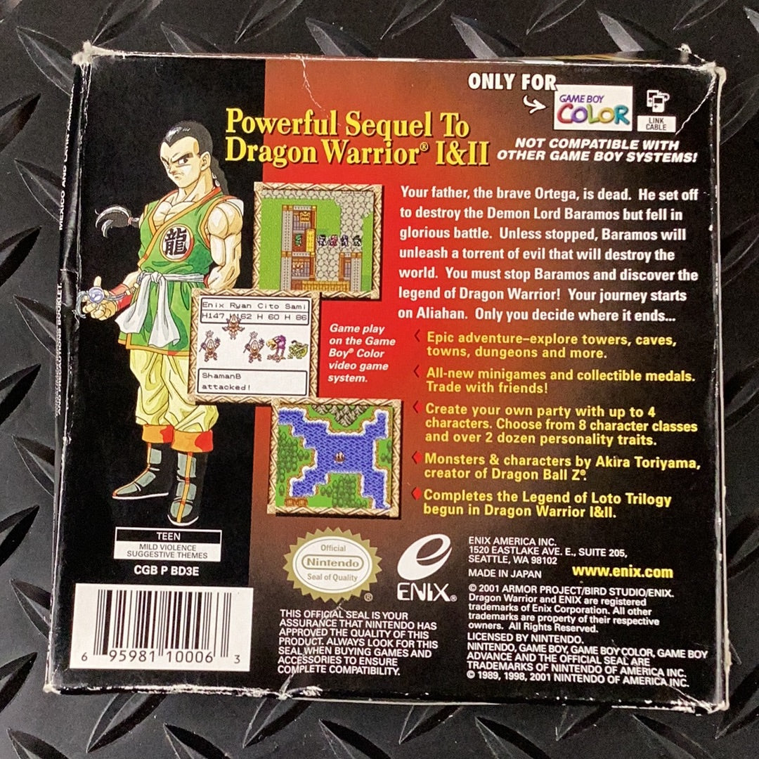 Dragon Warrior 3 - GBC - Used