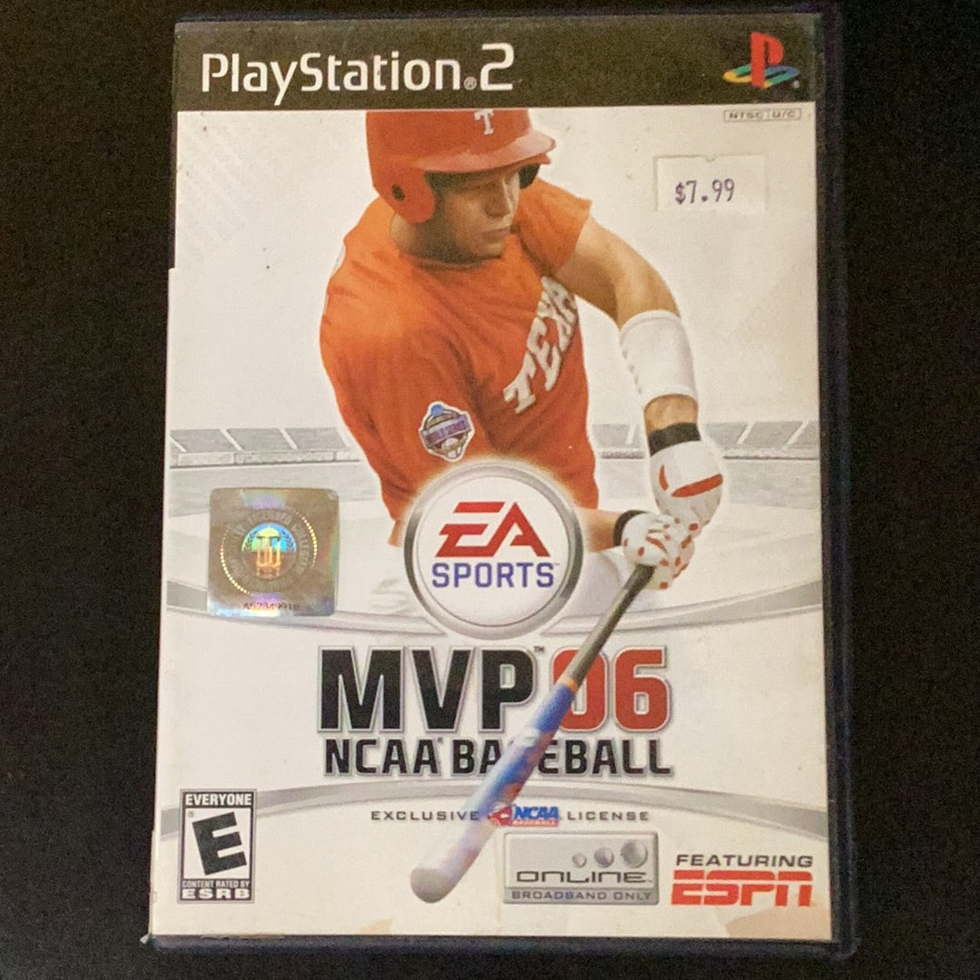 MVP NCAA Baseball 06 - PS2 Game - Used