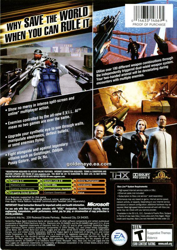 GoldenEye Rogue Agent - Xbox - Used