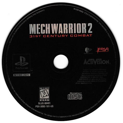 Mechwarrior 2 - PS1 Game - Used