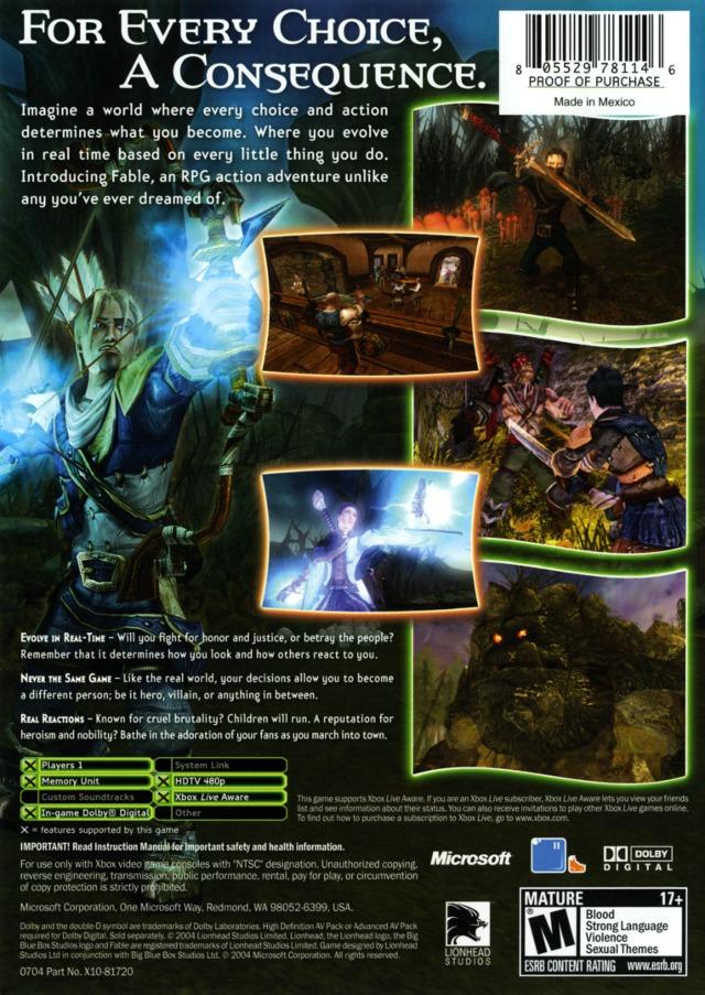 Fable - Xbox - Used