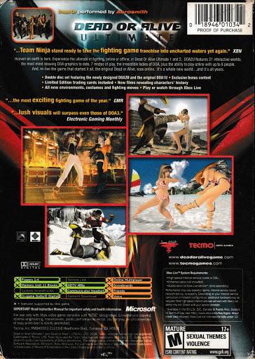 Dead or Alive Ultimate - Xbox - Used
