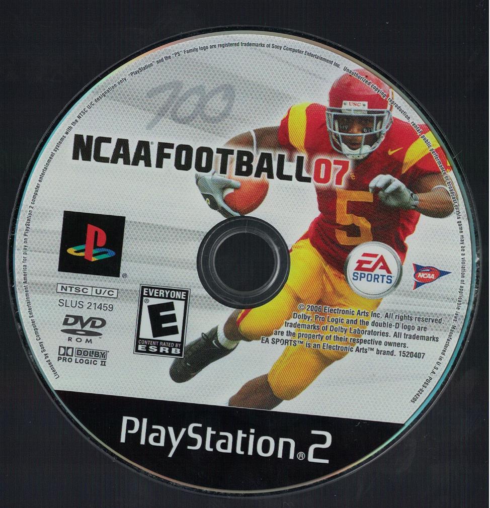 NCAA Football 2007 - PS2 Game - Used