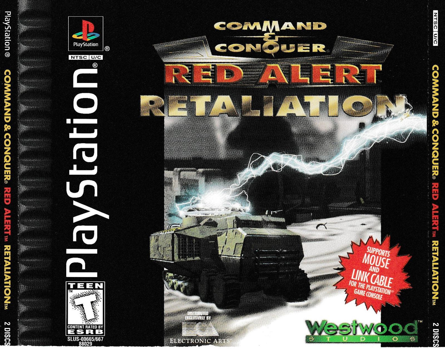 Command and Conquer Red Alert Retaliation - PS1 Game - Used