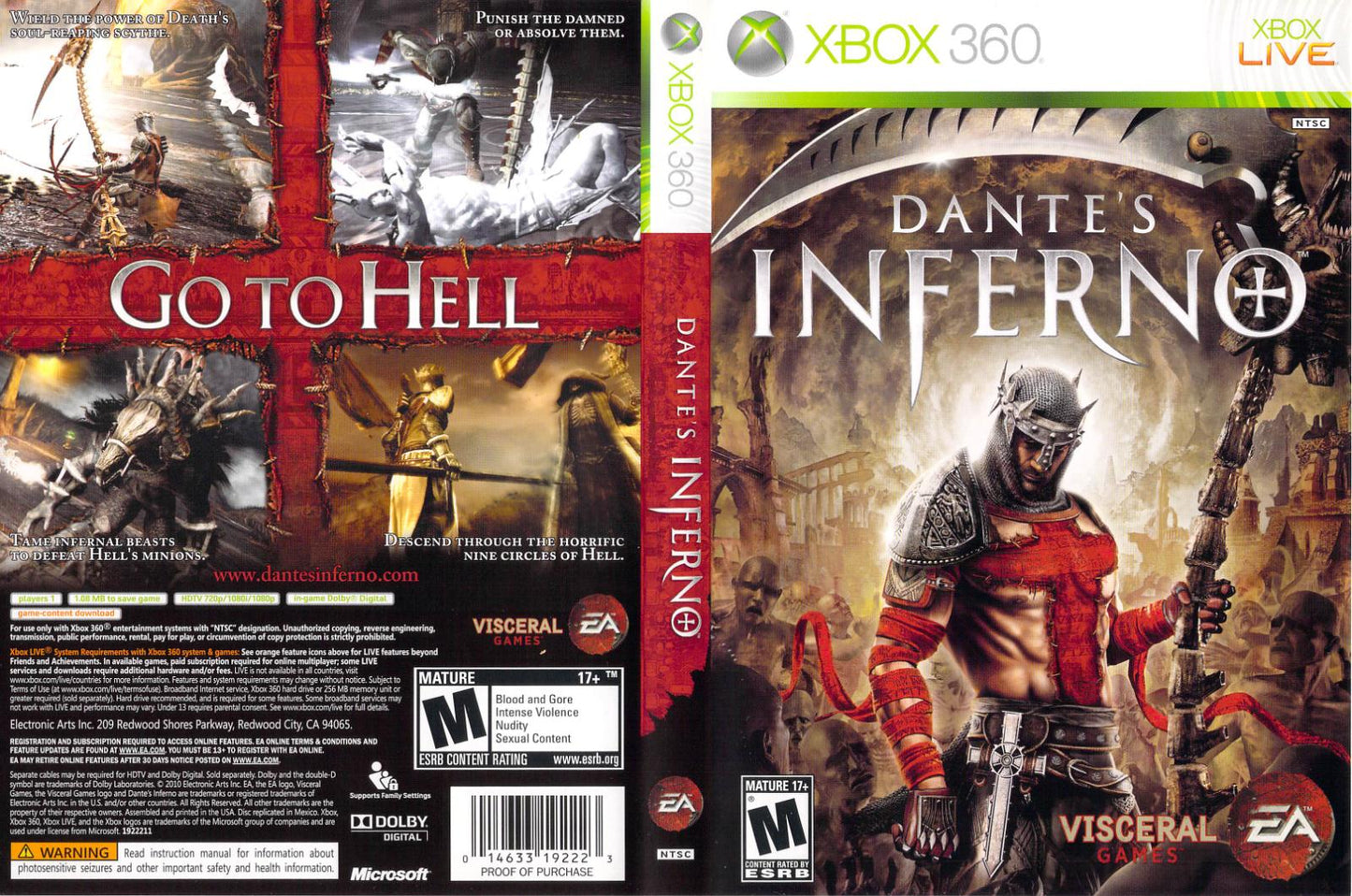Dante's Inferno - Xb360 - Used