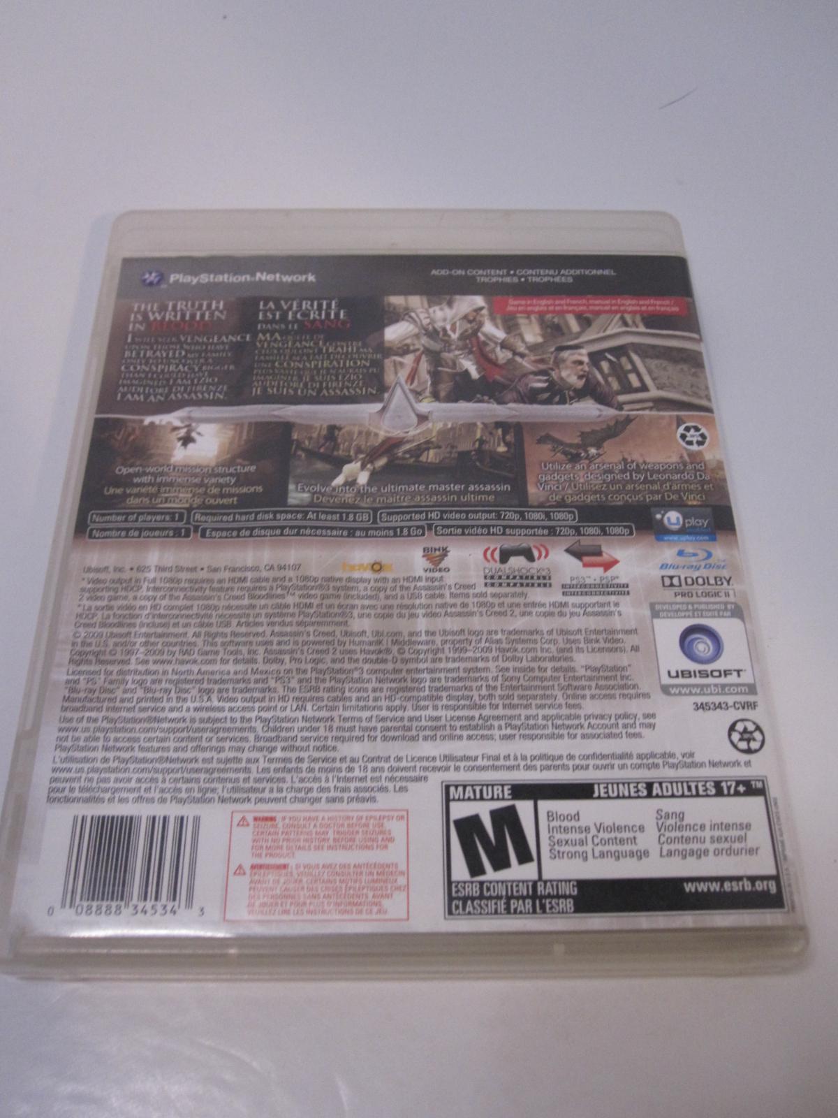 Assassin's Creed II - PS3 Game - Used