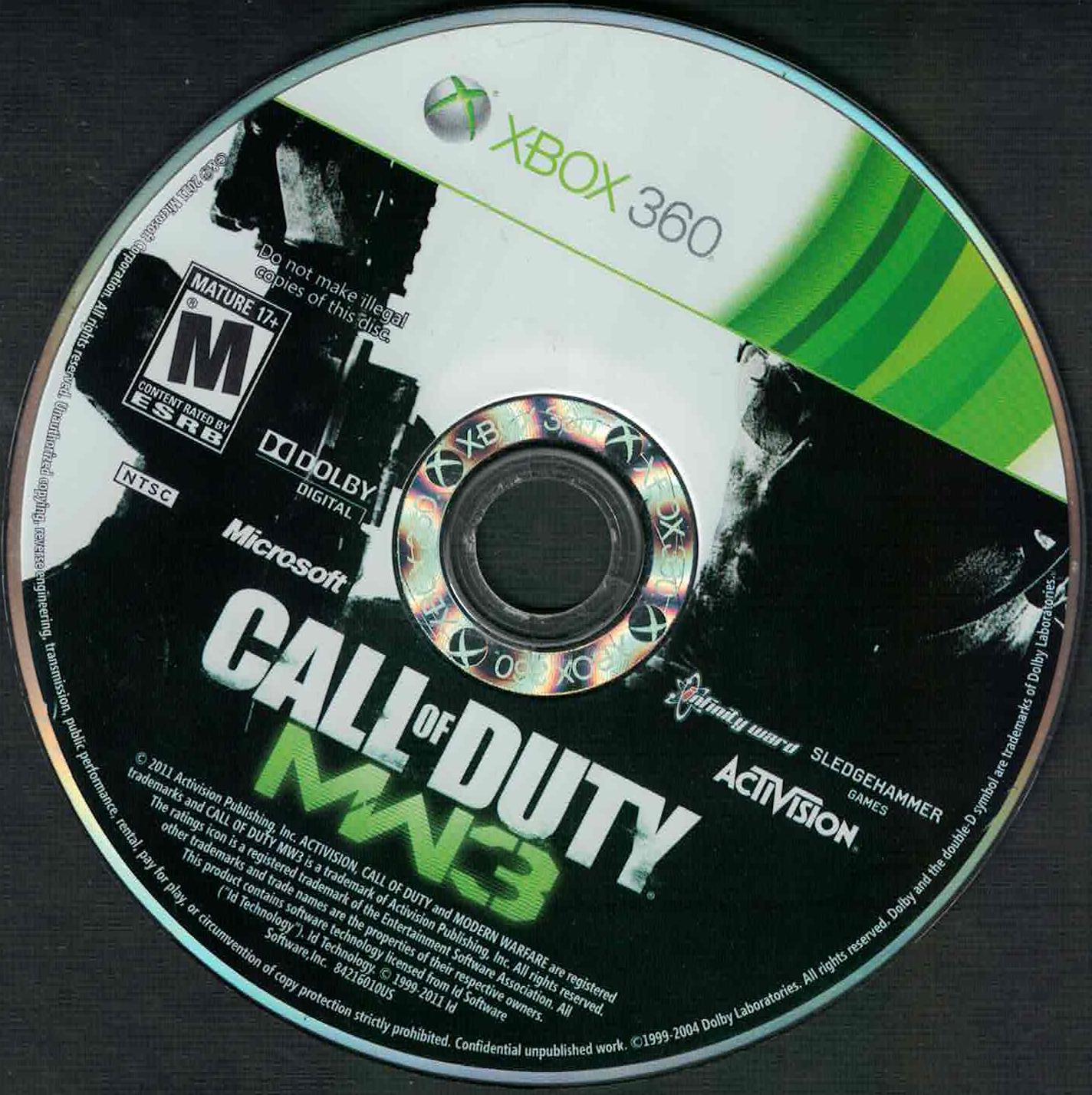 Call of Duty Modern Warfare 3 - Xb360 - Used