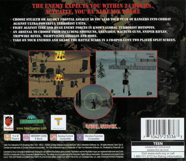 Spec Ops Stealth Patrol - PS1 Game - Used