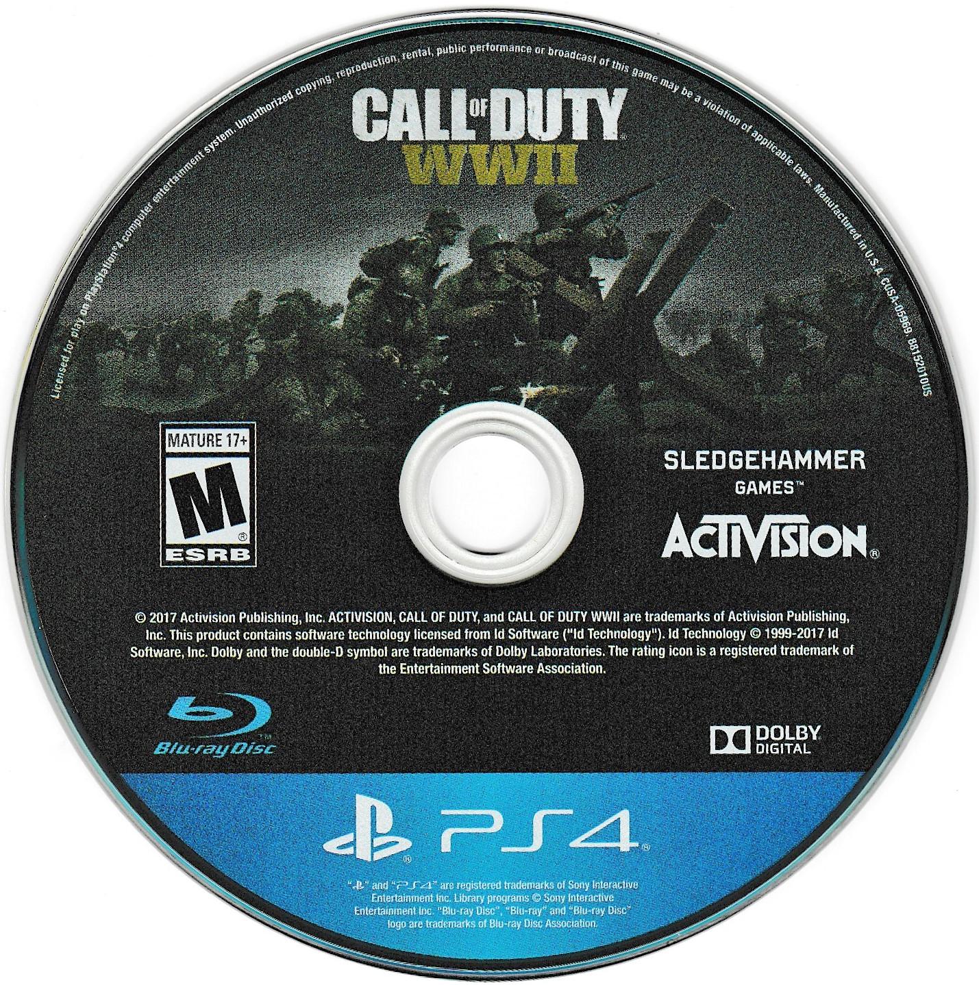 Call of Duty WWII - PS4 Game - Used