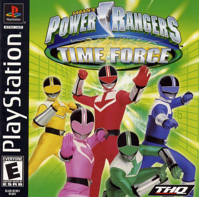 Power Rangers Time Force - PS1 Game - Used