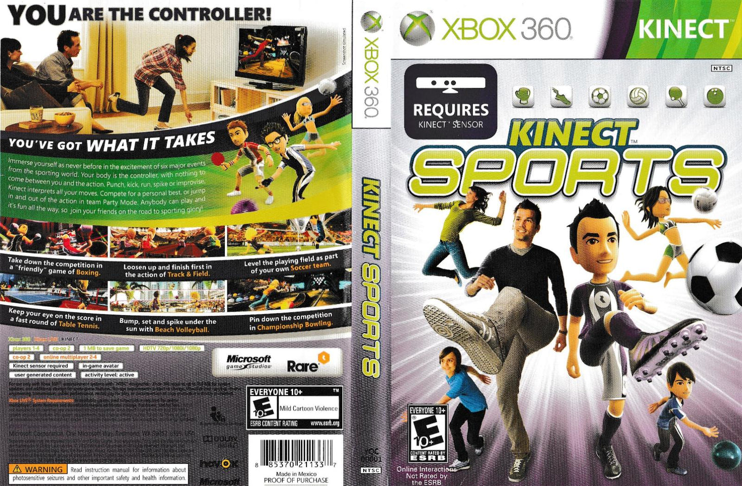 Kinect Sports - Xb360 - Used