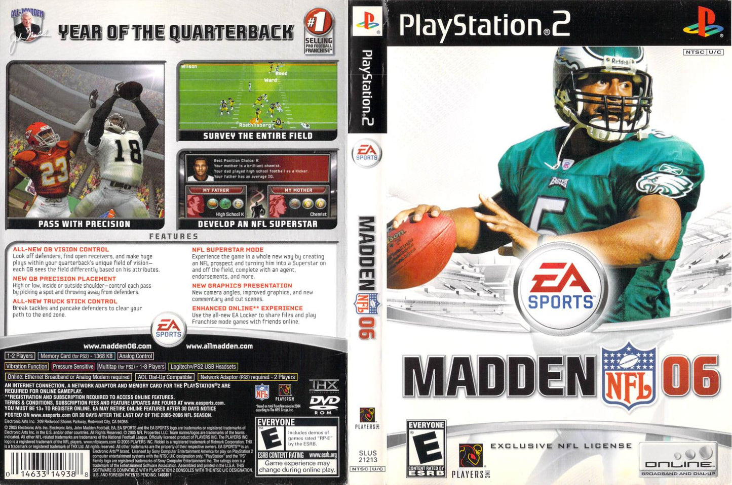 Madden 2006 - PS2 Game - Used