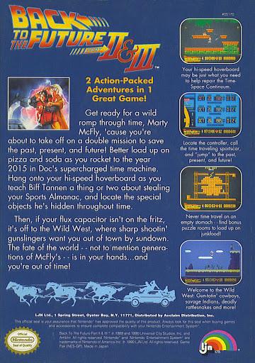 Back to the Future II and III - NES - Used