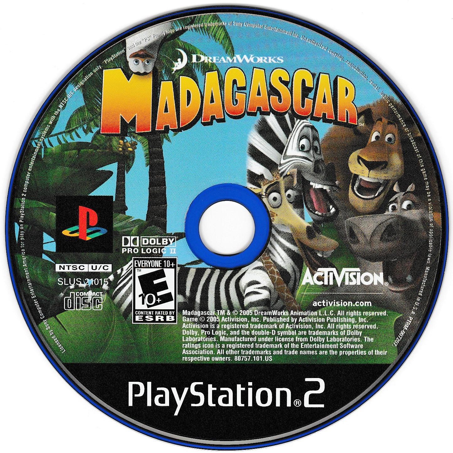 Madagascar - PS2 Game - Used