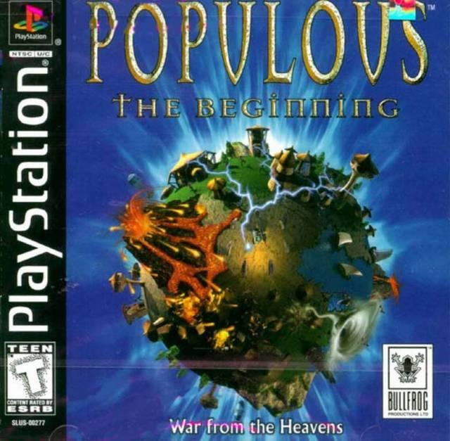 Populous The Beginning - PS1 Game - Used