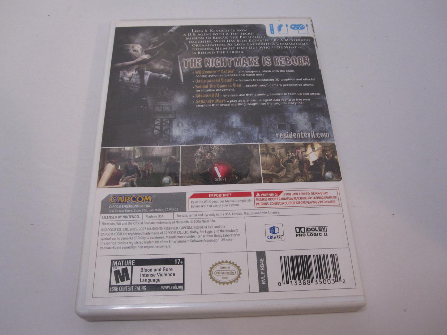 Resident Evil 4 - Wii - Used