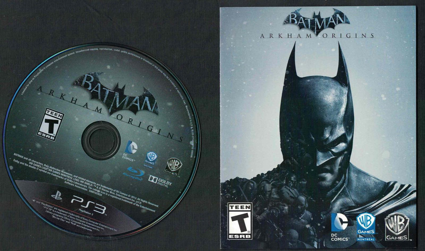 Batman: Arkham Origins - PS3 Game - Used