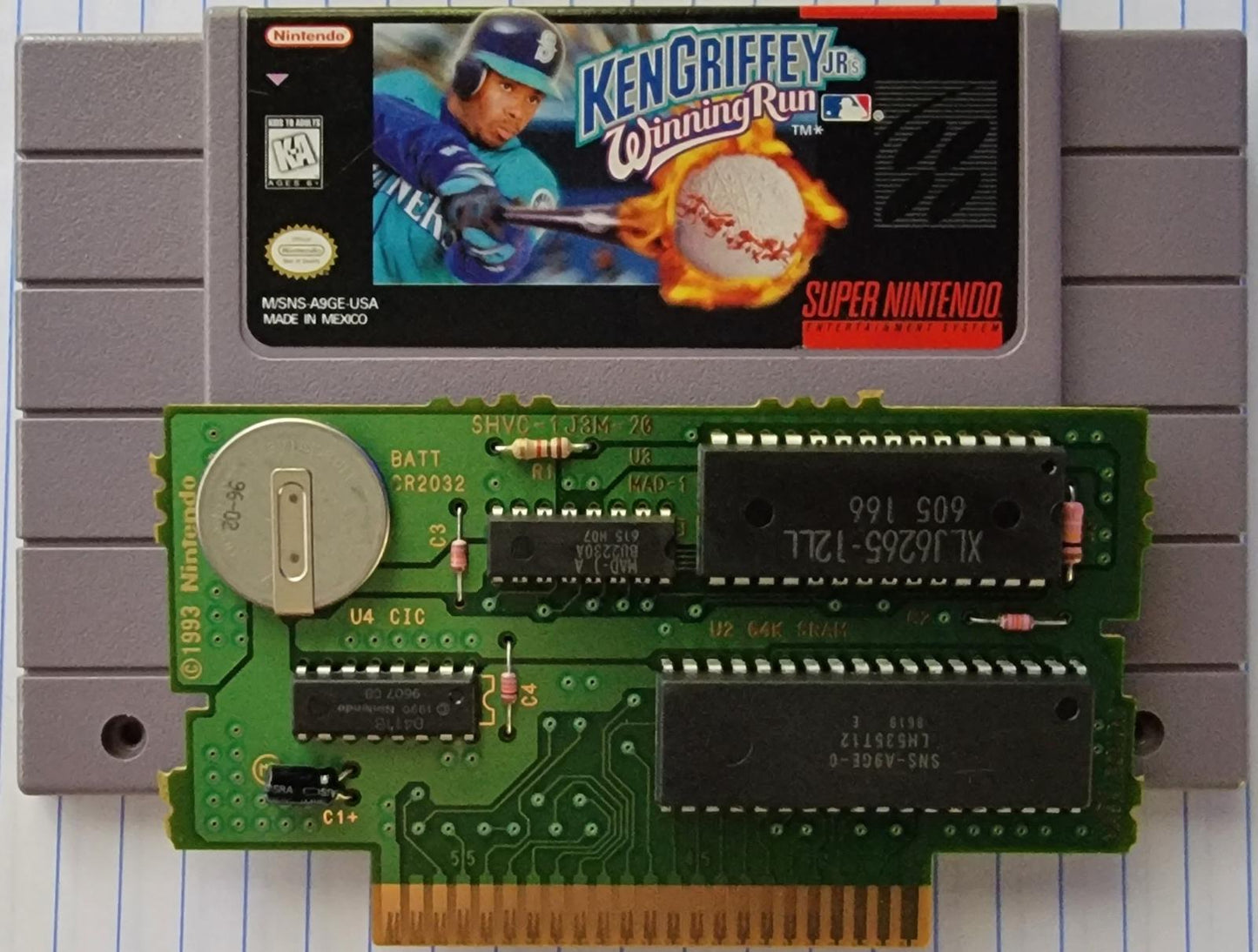 Ken Griffey Jr's Winning Run - SNES - Used