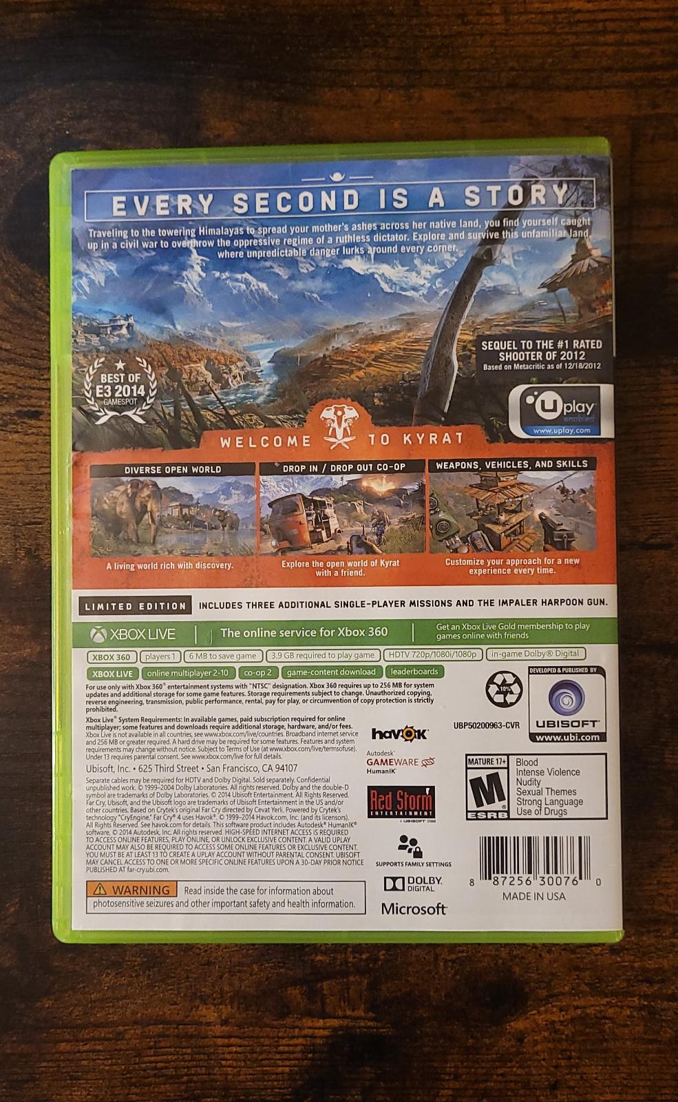 Far Cry 4 - Xb360 - Used