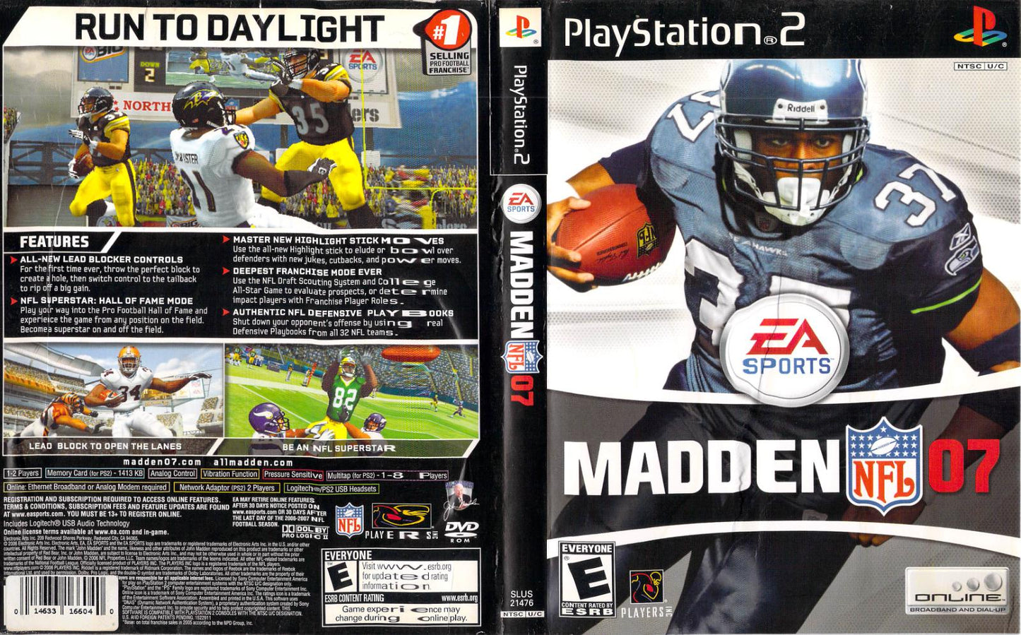 Madden 2007 - PS2 Game - Used