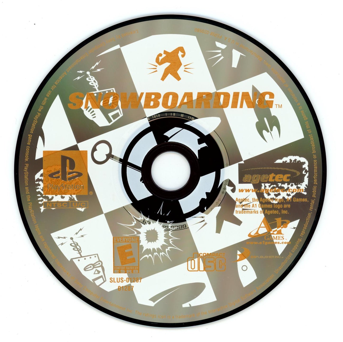 Snowboarding - PS1 Game - Used