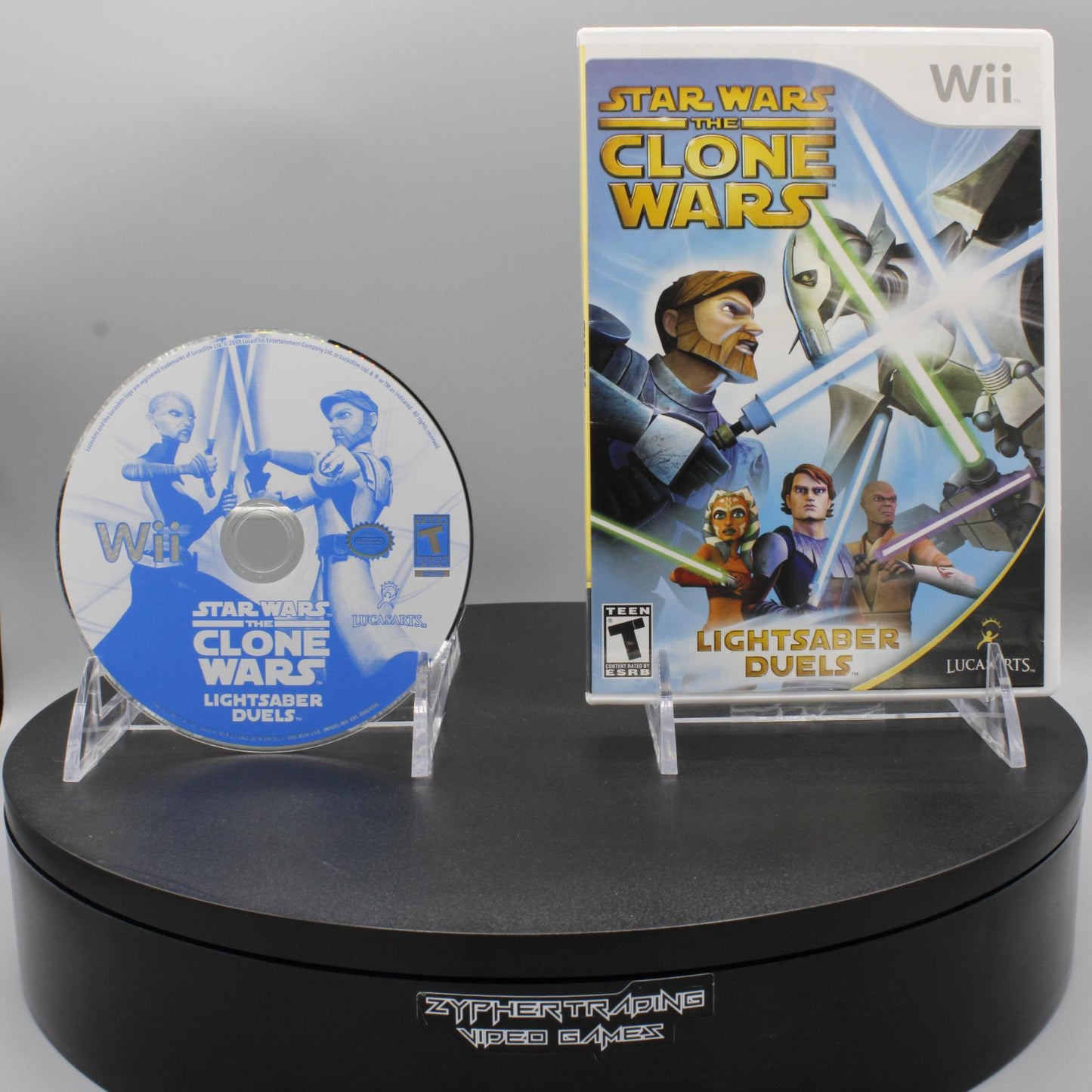 Star Wars Clone Wars Lightsaber Duels - Wii - Used