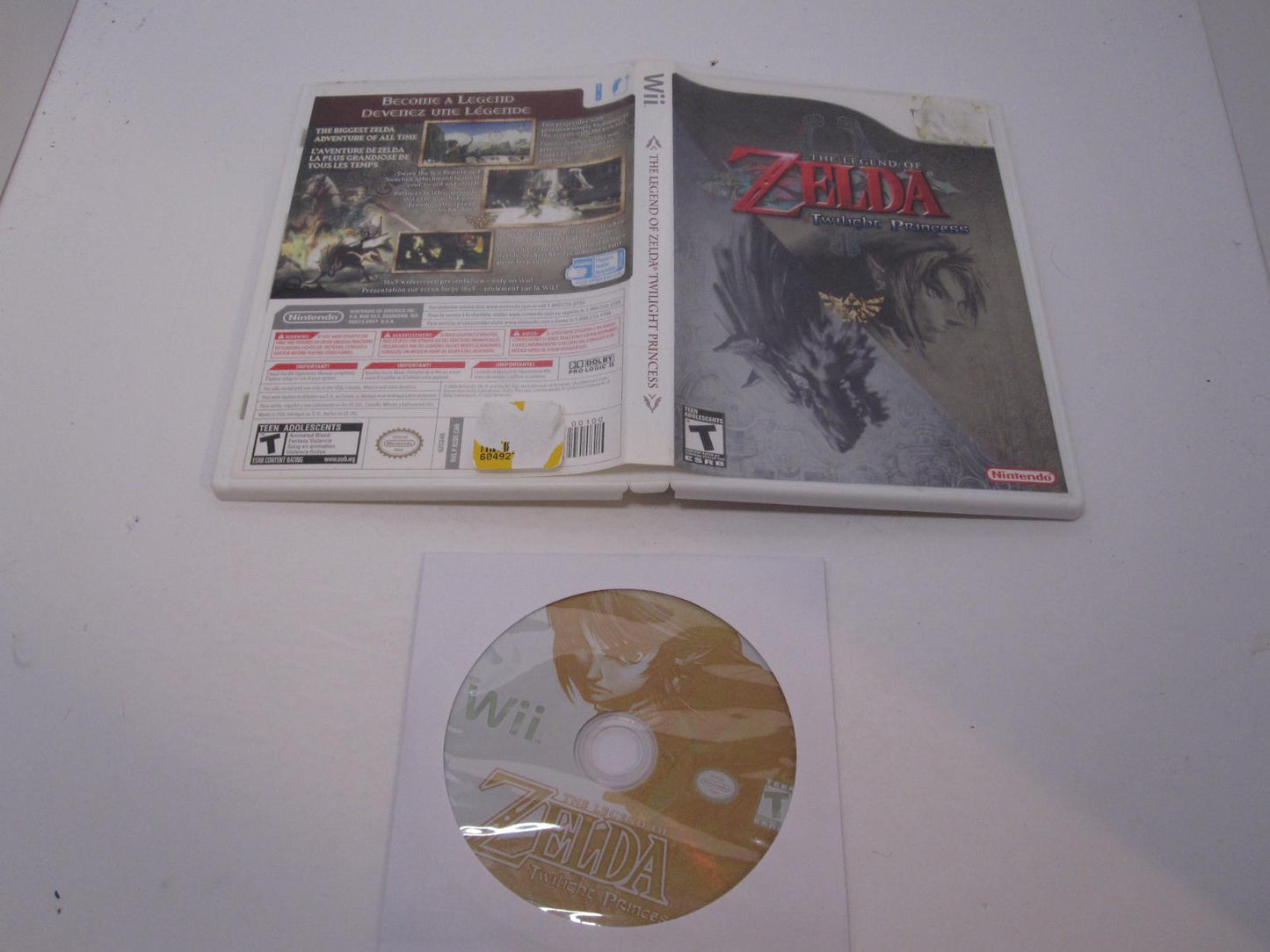 Zelda Twilight Princess - Wii - Used