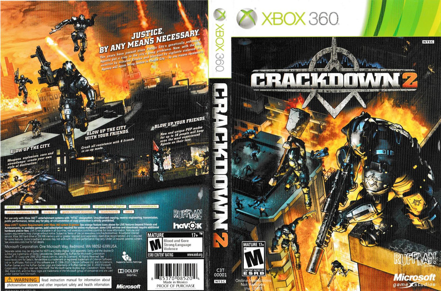 Crackdown 2 - Xb360 - Used