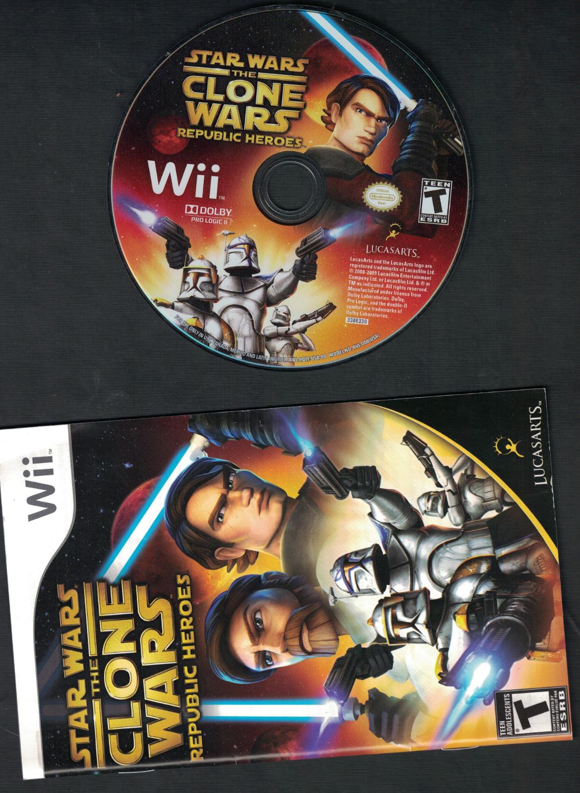 Star Wars Clone Wars: Republic Heroes - Wii - Used