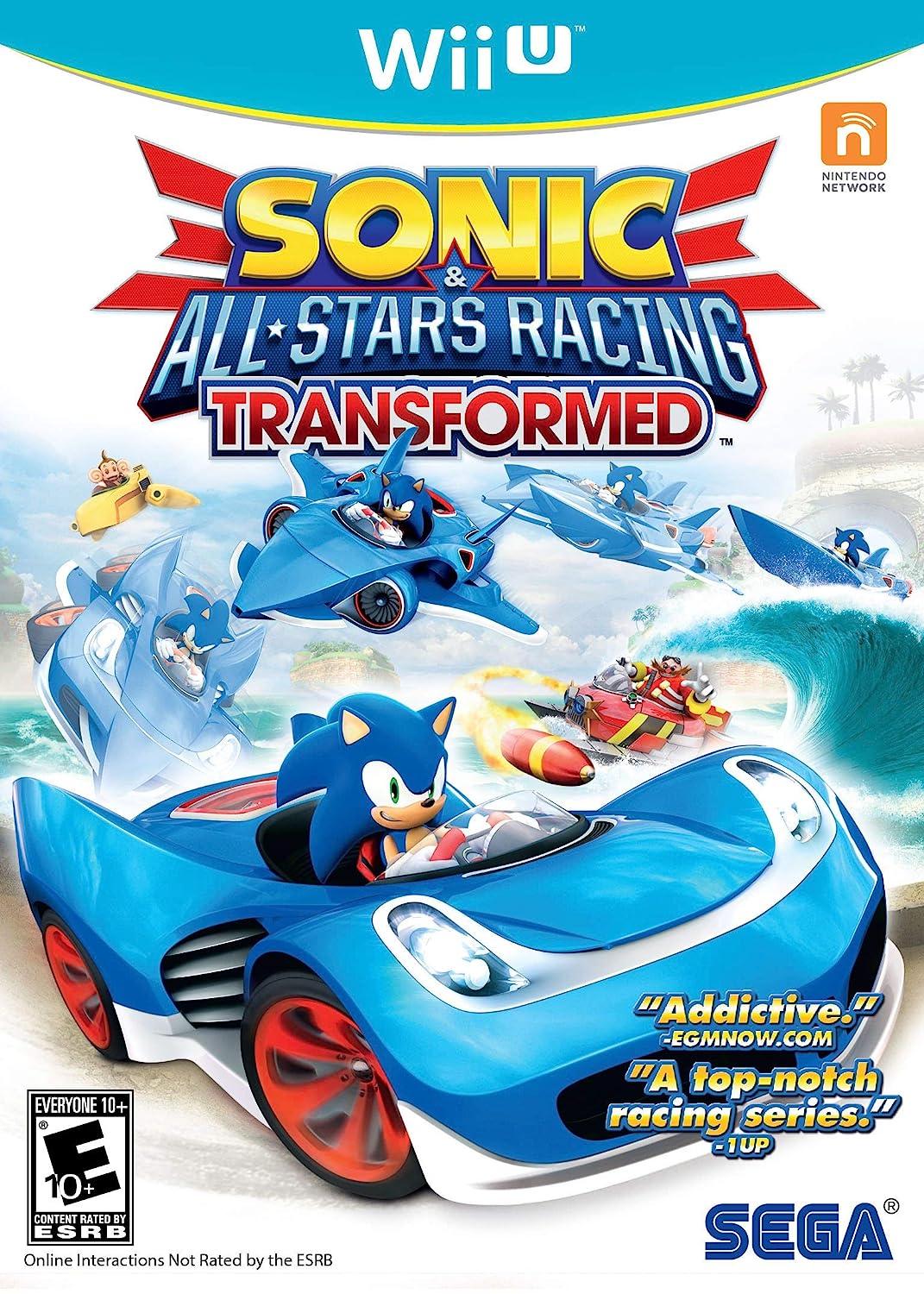 Sonic & All-Stars Racing Transformed - Wii U - Used