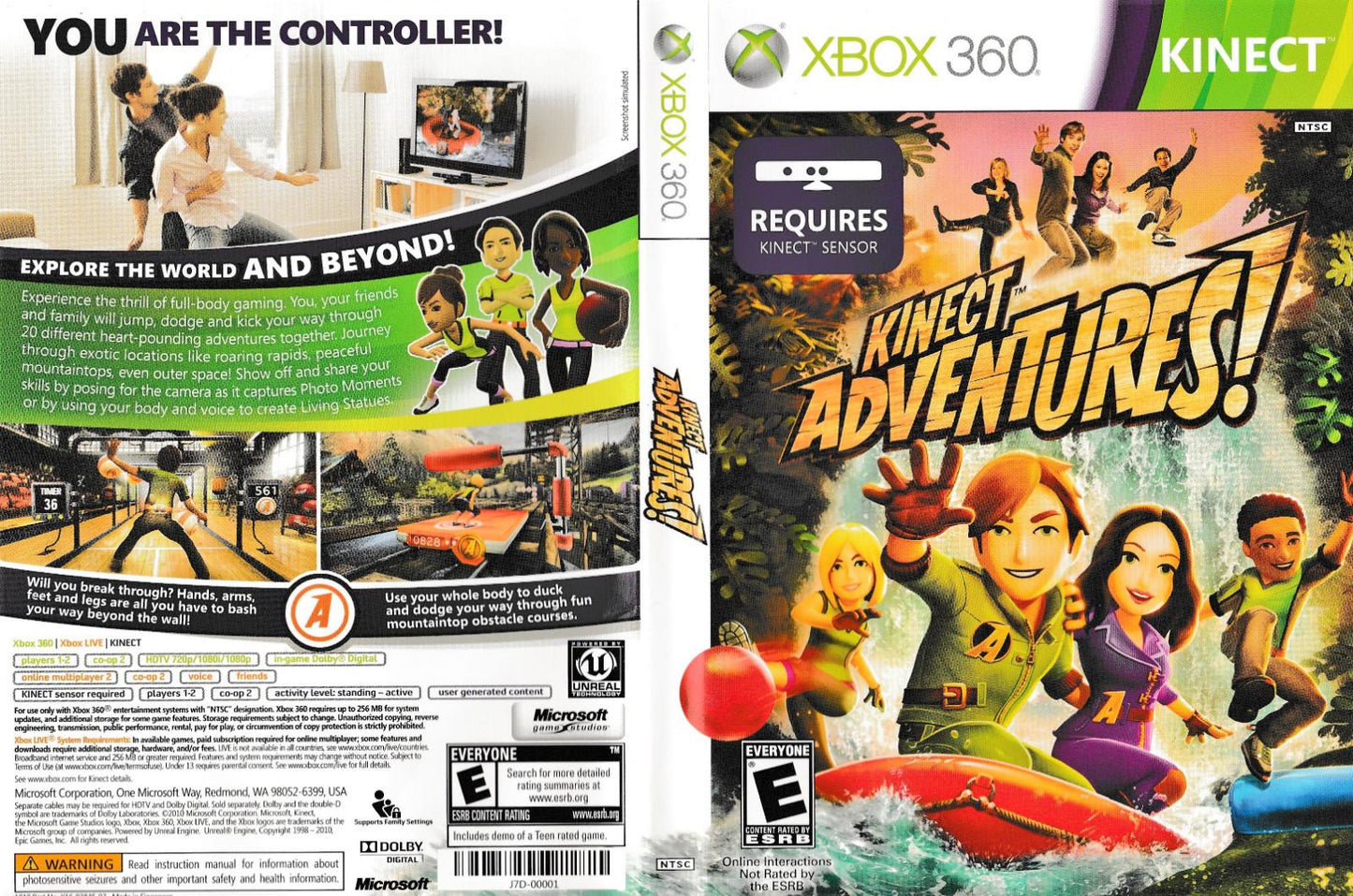 Kinect Adventures - Xb360 - Used