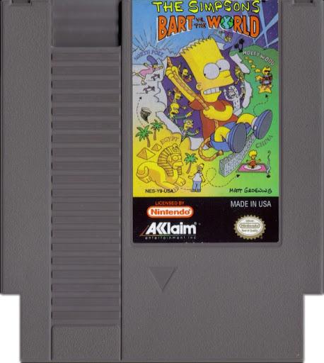 The Simpsons Bart vs the World - NES - Used