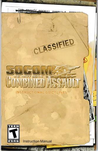 SOCOM US Navy Seals Combined Assault - PS2 Game - Used