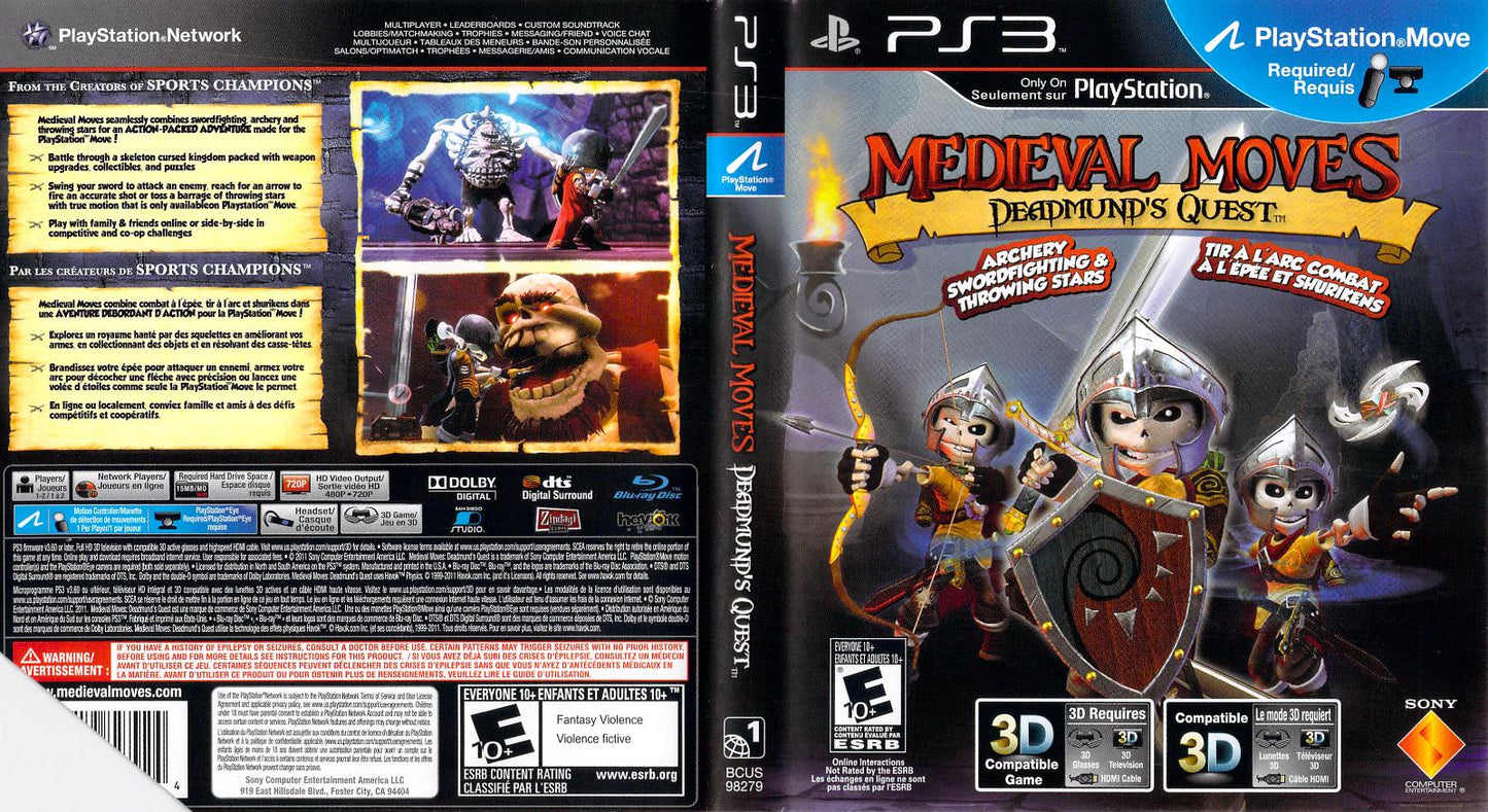 Medieval Moves: Deadmund's Quest - PS3 Game - Used