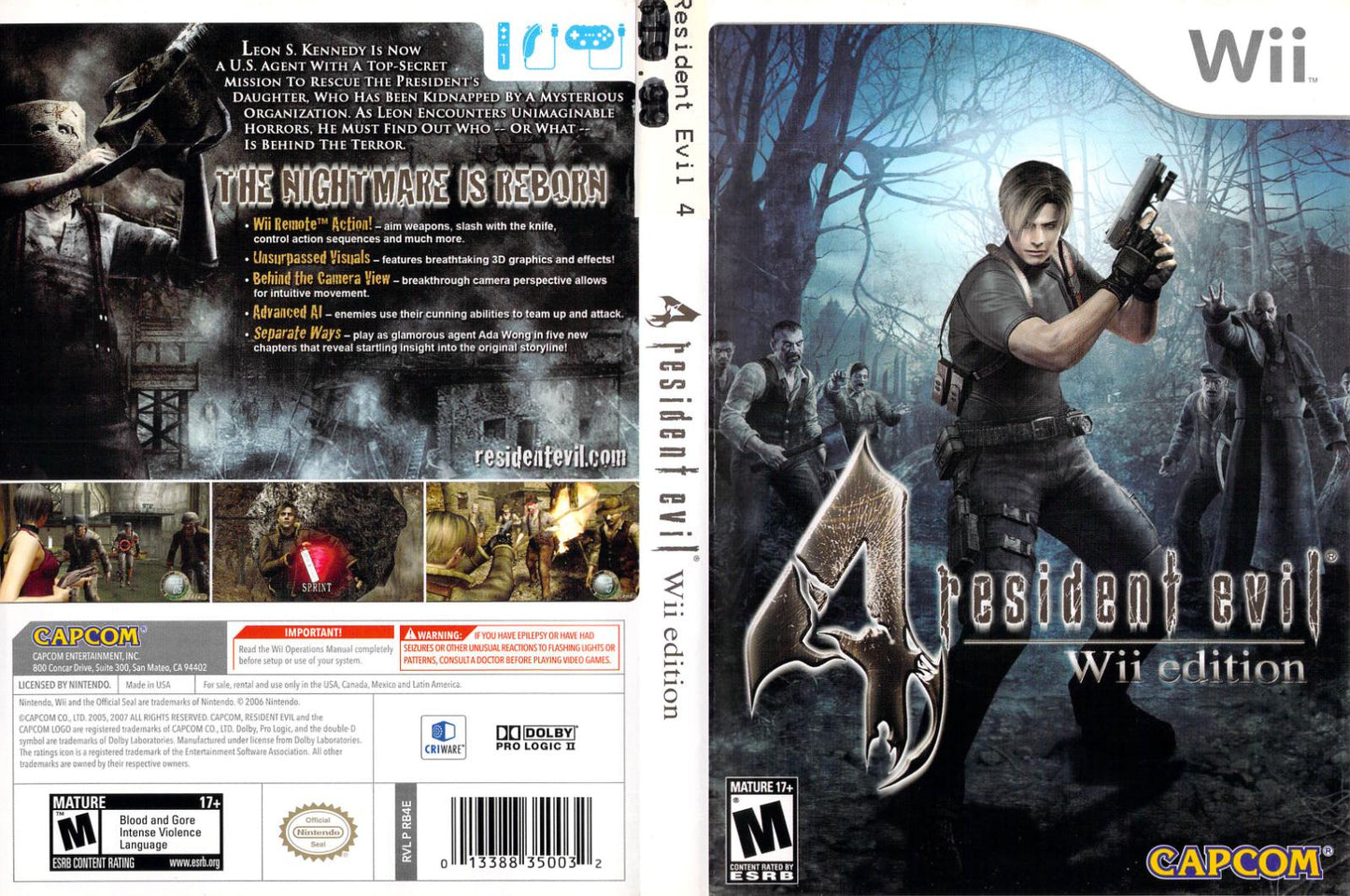 Resident Evil 4 - Wii - Used