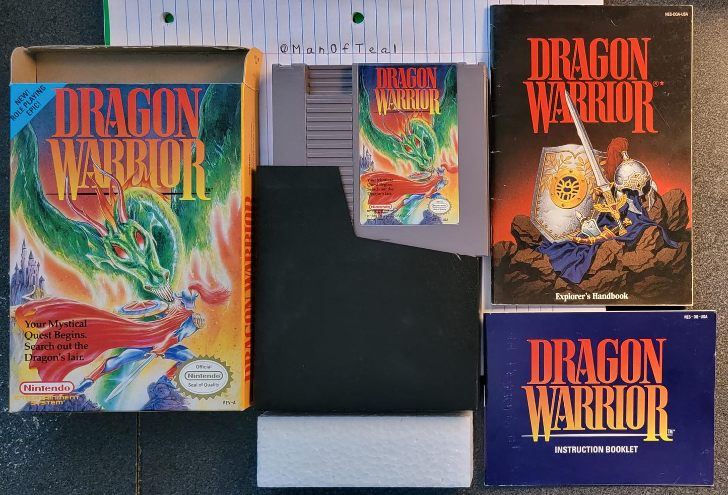 Dragon Warrior - NES - Used