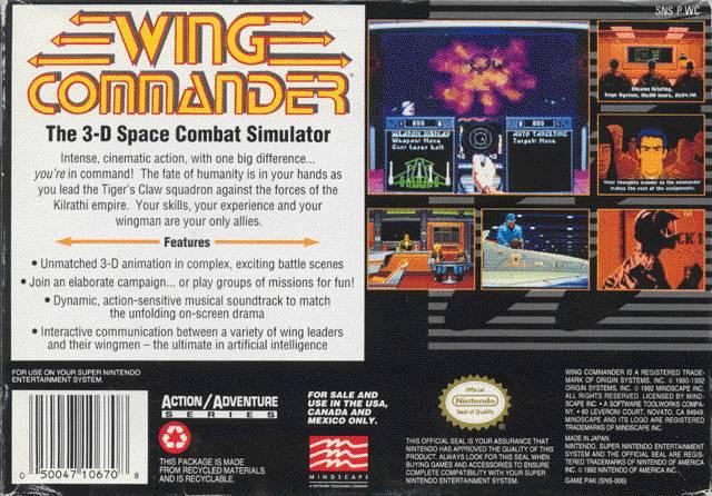Wing Commander - SNES - Used