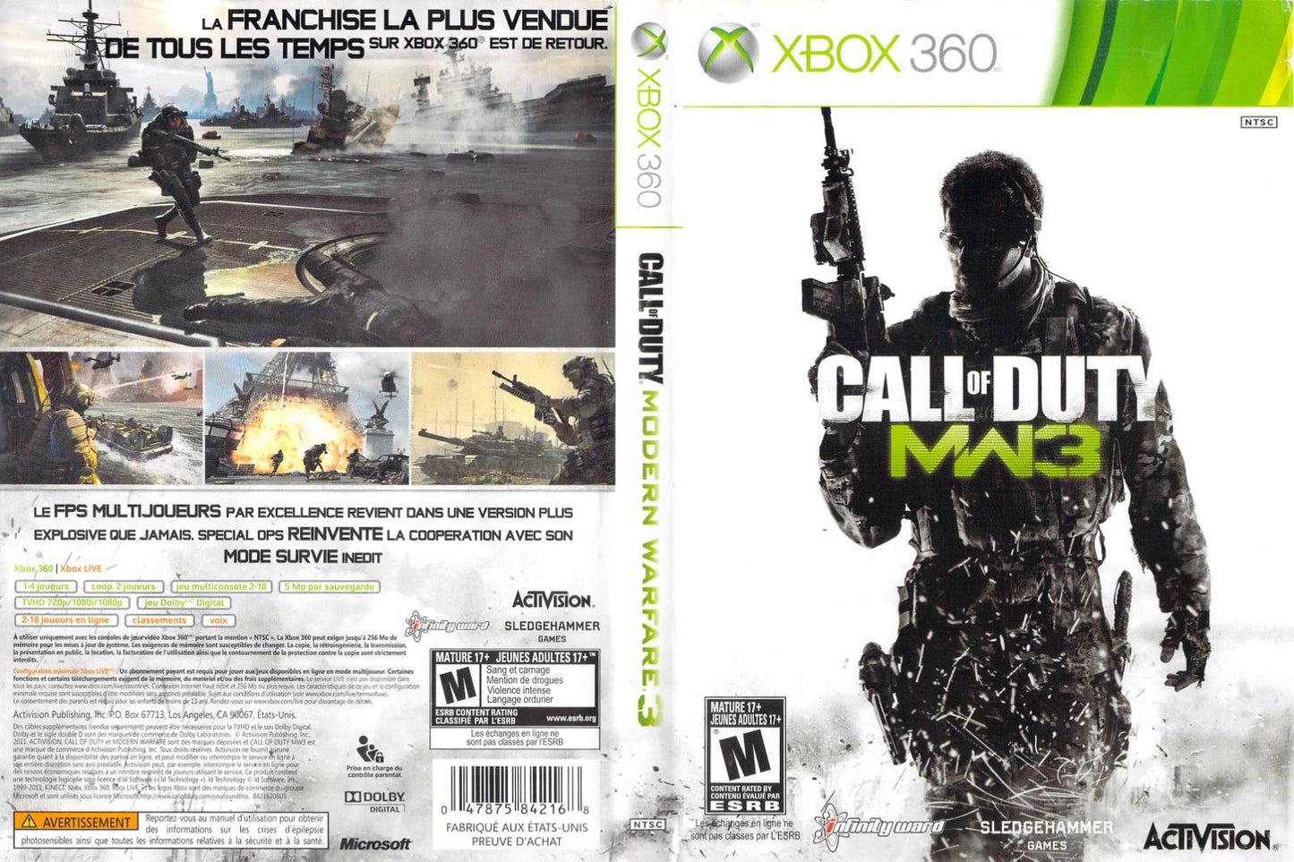 Call of Duty Modern Warfare 3 - Xb360 - Used