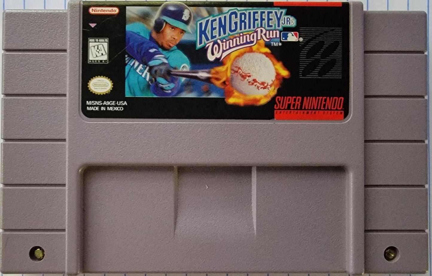Ken Griffey Jr's Winning Run - SNES - Used