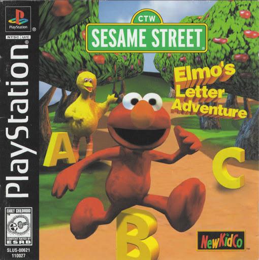 Elmo's Letter Adventure - PS1 Game - Used