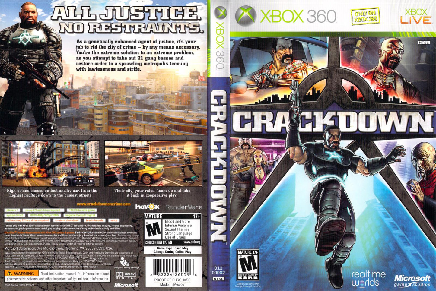 Crackdown - Xb360 - Used