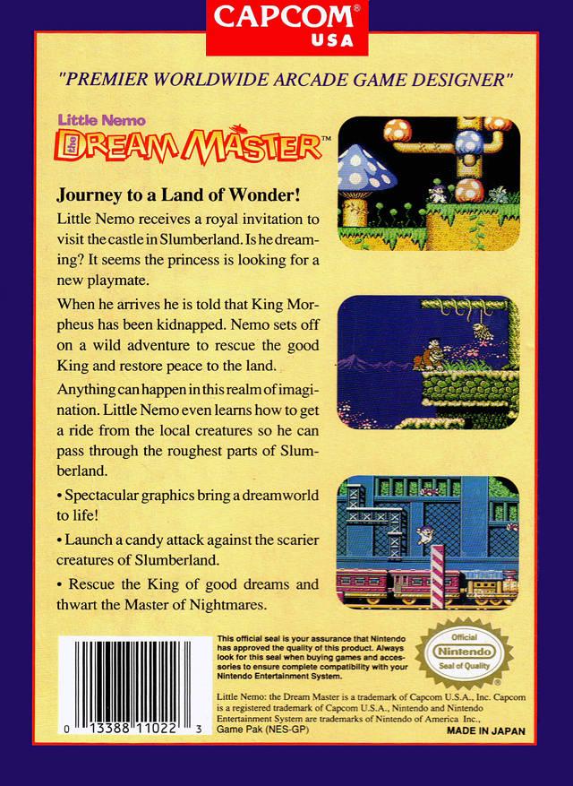 Little Nemo The Dream Master - NES - Used