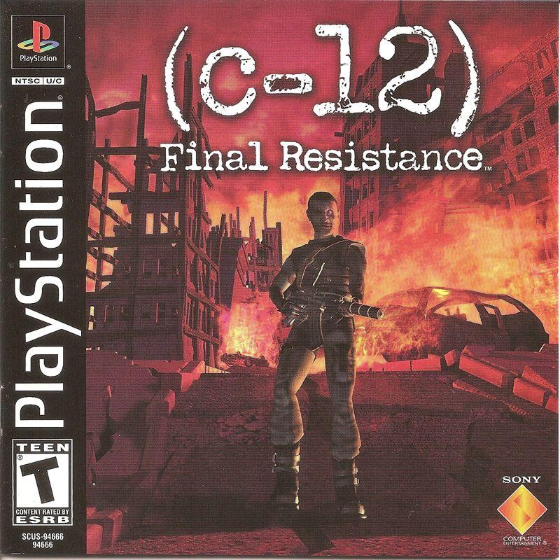 C-12 Final Resistance - PS1 Game - Used