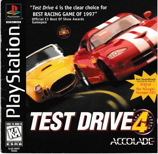 Test Drive 4 - PS1 Game - Used