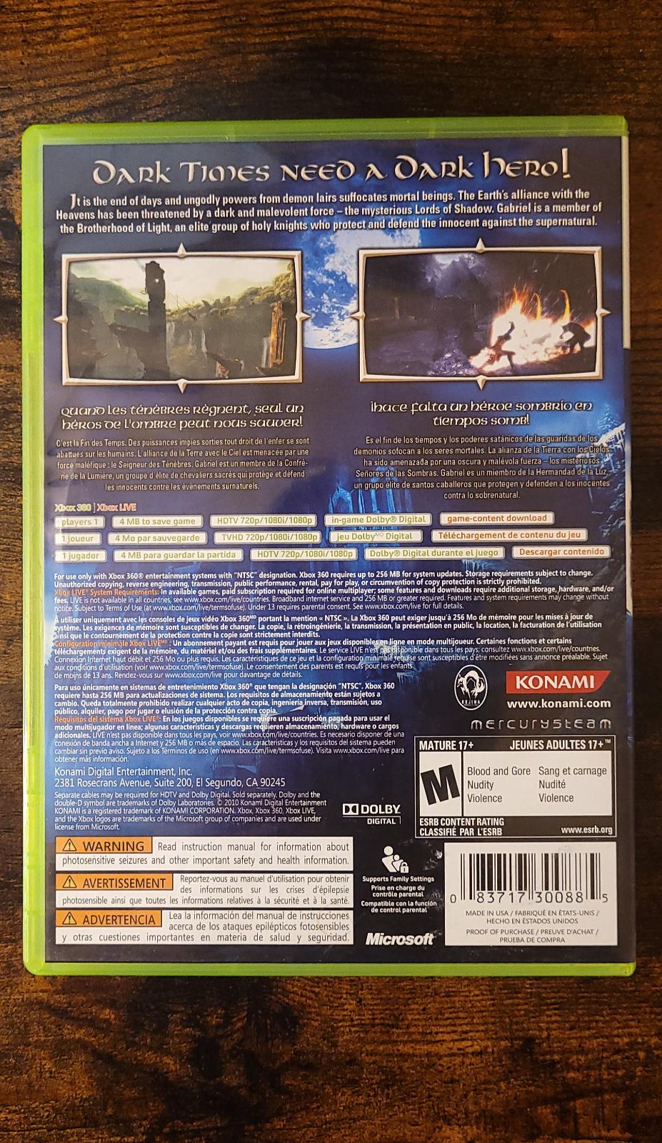 Castlevania: Lords of Shadow - Xb360 - Used